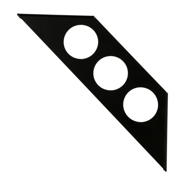 Кронштейн мод.2 черный 190мм 2шт FLAT (Балаково) DOMART; 11614906